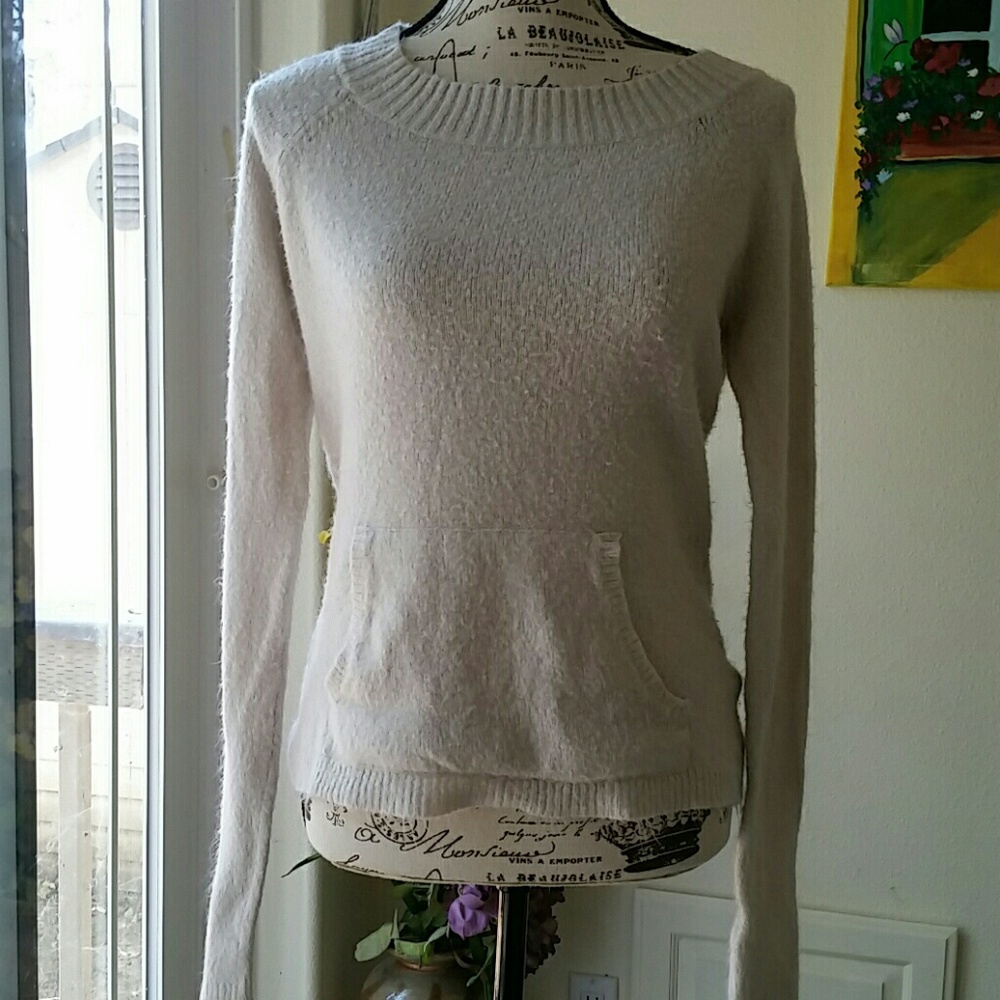 CRB Cream long sleeve sweater L